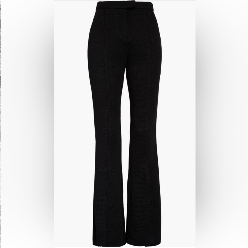 Topshop Black Split Front Hem Stretch Rib Knit Pa… - image 8